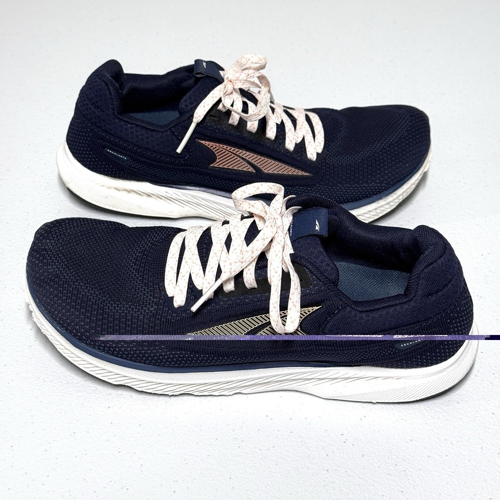 Altra Escalante 3 Running Shoes Womens Size 9.5 Navy Blue Sneakers AL0A7R71447